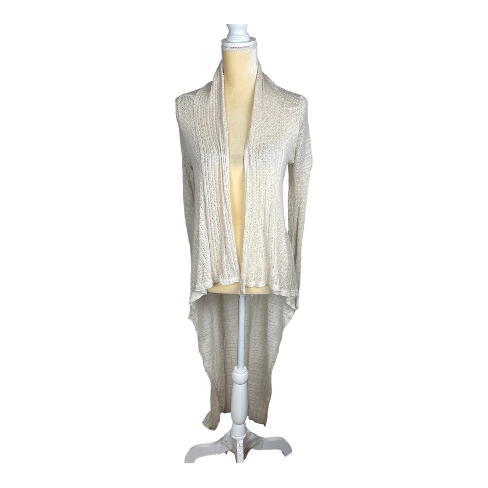 Francesca's extreme high‎ low boho duster size small